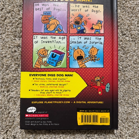 Dog Man: A Tale of Two Kitties by Dav Pilkey hard cover book - Picture 2 of 2